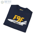 F9F Cougar Side Profile T-Shirt - Pilot gifts - WWII warbird t-shirt