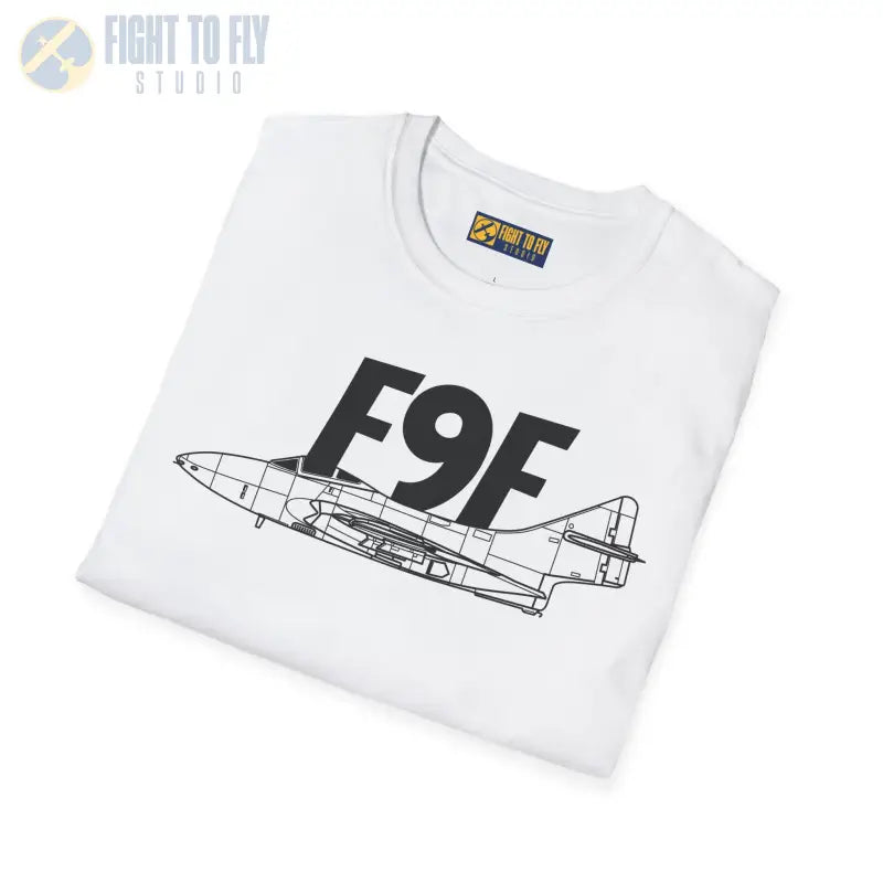 F9F Cougar Side Profile T-Shirt - Pilot gifts - WWII warbird t-shirt