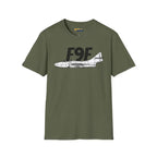 F9F Cougar Side Profile T-Shirt - Pilot gifts - WWII warbird t-shirt