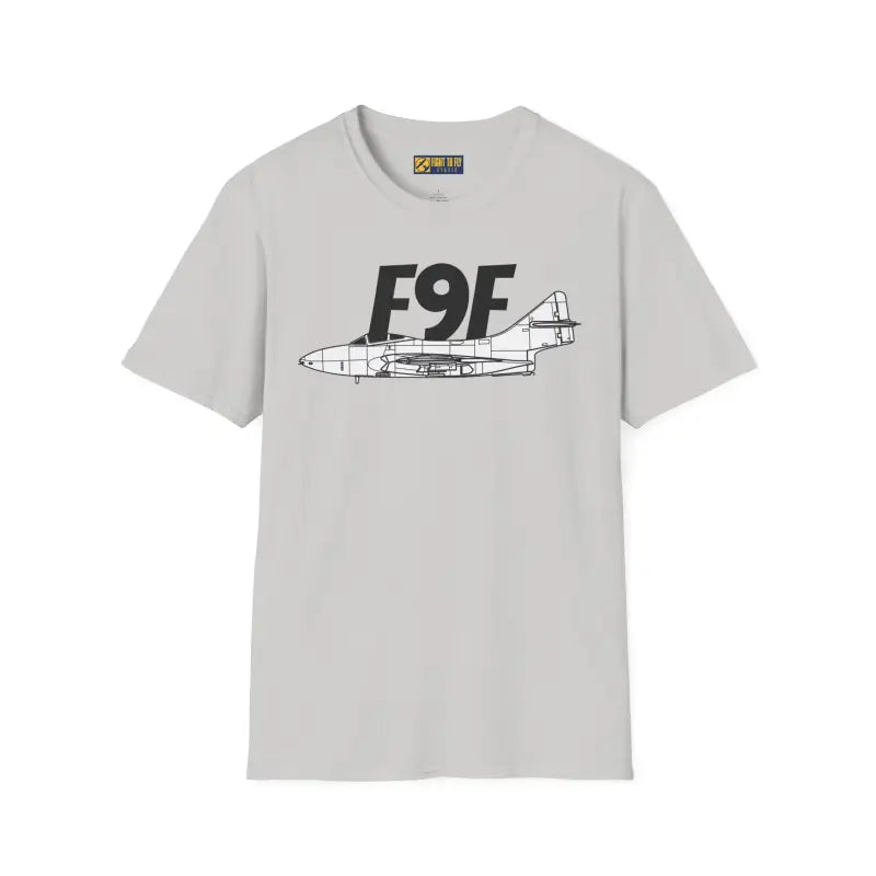 F9F Cougar Side Profile T-Shirt - Pilot gifts - WWII warbird t-shirt