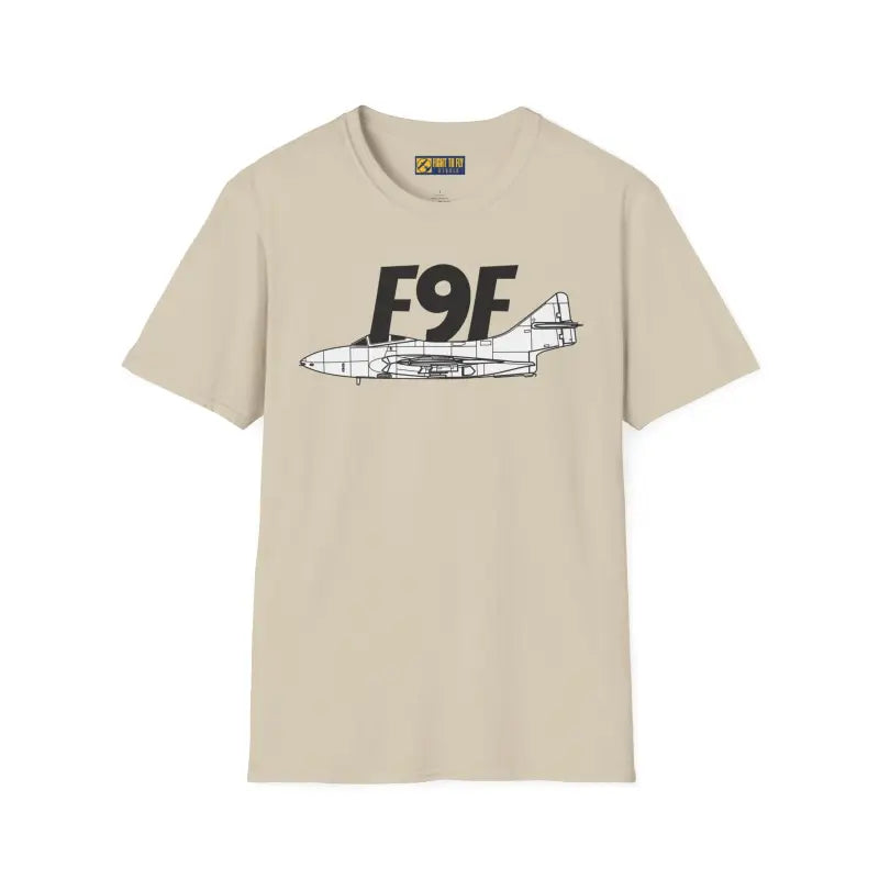 F9F Cougar Side Profile T-Shirt - Pilot gifts - WWII warbird t-shirt