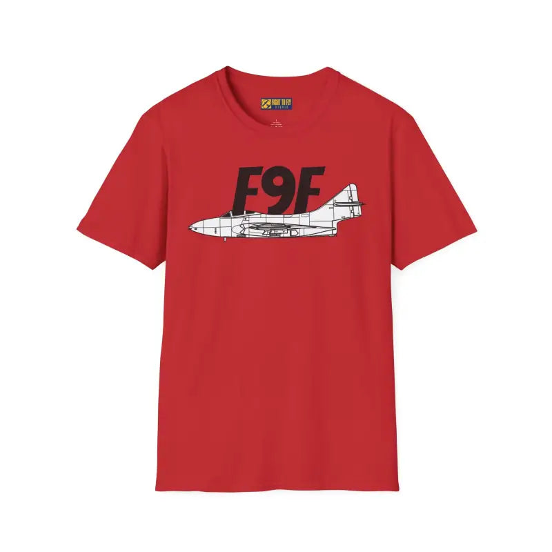 F9F Cougar Side Profile T-Shirt - Pilot gifts - WWII warbird t-shirt