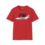F9F Cougar Side Profile T-Shirt - Pilot gifts - WWII warbird t-shirt
