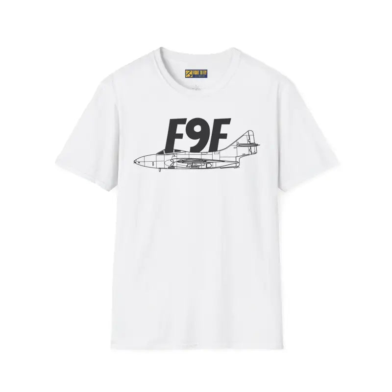 F9F Cougar Side Profile T-Shirt - Pilot gifts - WWII warbird t-shirt