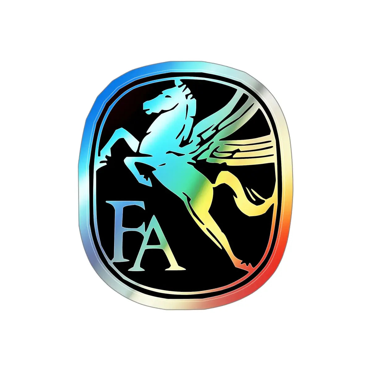 Fairchild Aircraft Logo Holographic Die-cut Stickers - Paper products - Pilot gifts - WWII warbird t-shirt