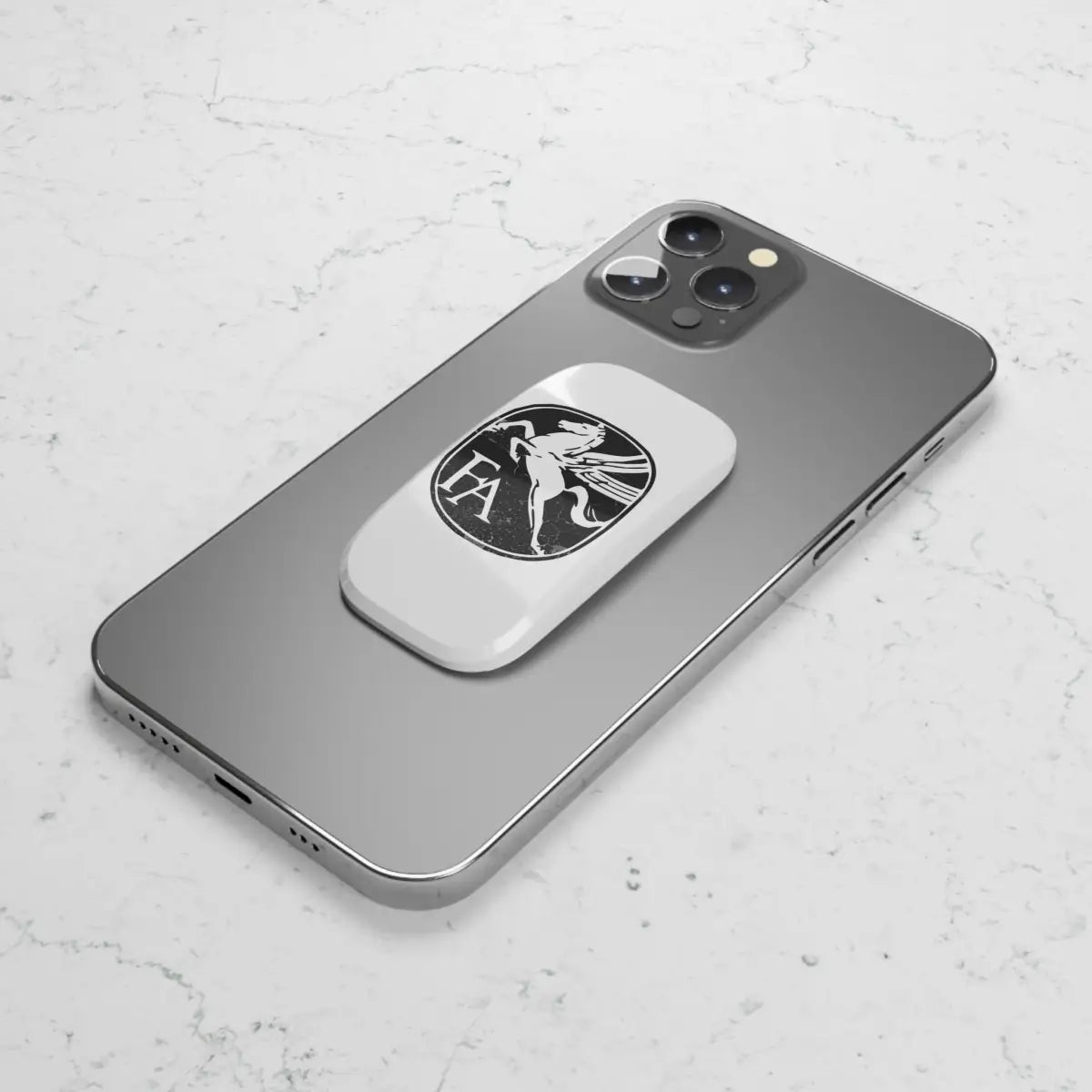 Fairchild Aircraft Phone Click-On Grip with Pegasus Design - Accessories - Gifts for pilots - Aviation apparel
