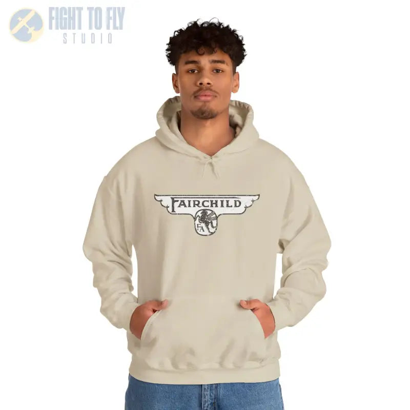 Fairchild Aircraft Unisex Heavy Blend™ Hooded Sweatshirt - Hoodie - Gifts for pilots - Aviation apparel
