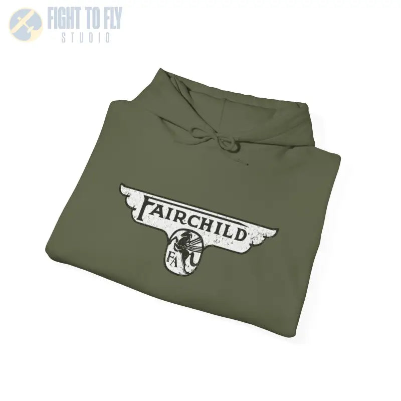 Fairchild Aircraft Unisex Heavy Blend™ Hooded Sweatshirt - Hoodie - Gifts for pilots - Aviation apparel