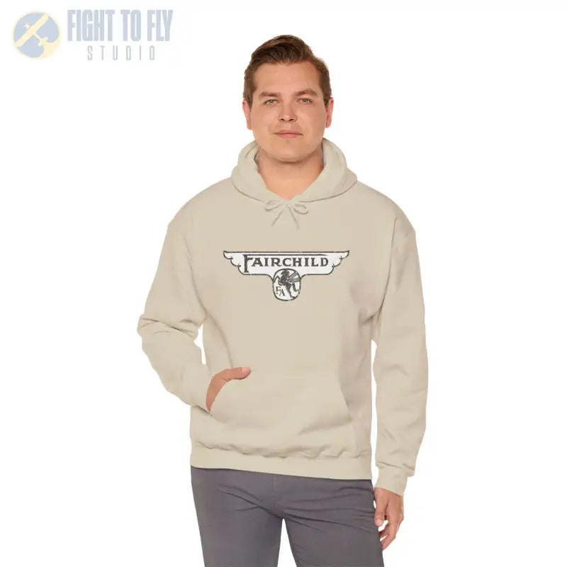 Fairchild Aircraft Unisex Heavy Blend™ Hooded Sweatshirt - Hoodie - Gifts for pilots - Aviation apparel