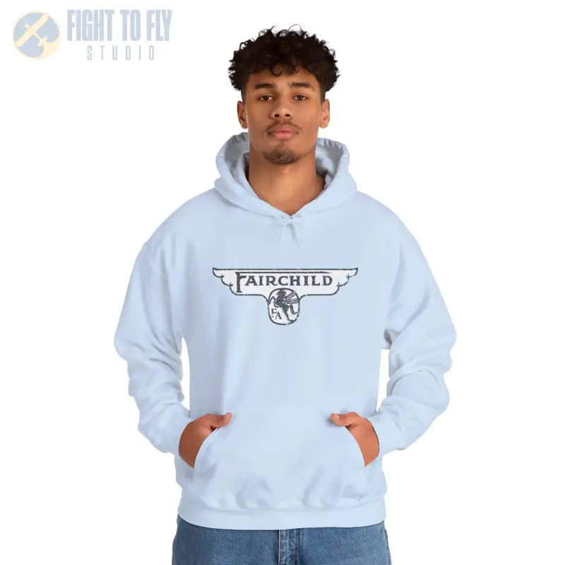 Fairchild Aircraft Unisex Heavy Blend™ Hooded Sweatshirt - Hoodie - Gifts for pilots - Aviation apparel