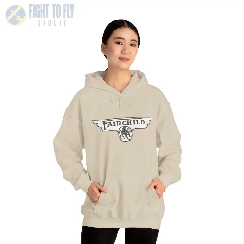 Fairchild Aircraft Unisex Heavy Blend™ Hooded Sweatshirt - Hoodie - Gifts for pilots - Aviation apparel