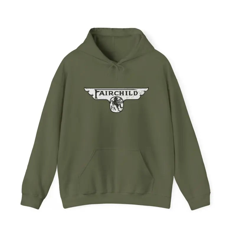 Fairchild Aircraft Unisex Heavy Blend™ Hooded Sweatshirt - Hoodie - Gifts for pilots - Aviation apparel