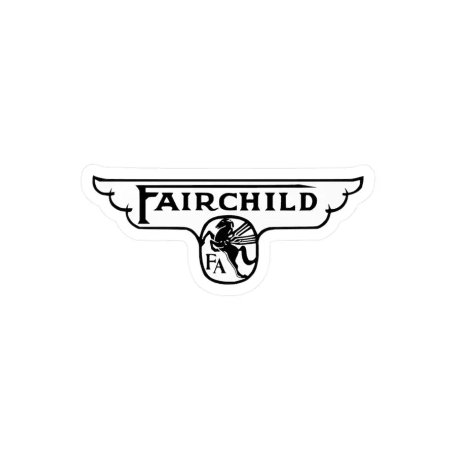 Fairchild Kiss-Cut Vinyl Decal - Paper products - Gifts for pilots - Aviation apparel