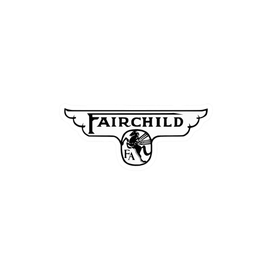 Fairchild Kiss-Cut Vinyl Decal - Paper products - Pilot gifts - WWII warbird t-shirt