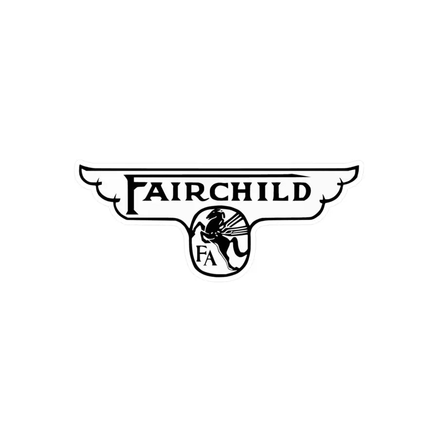 Fairchild Kiss-Cut Vinyl Decal - Paper products - Gifts for pilots - Aviation apparel