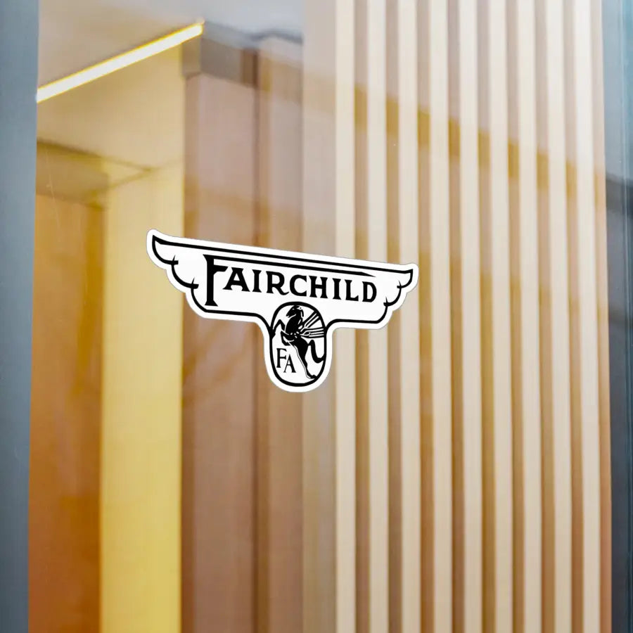 Fairchild Kiss-Cut Vinyl Decal - Paper products - Pilot gifts - WWII warbird t-shirt