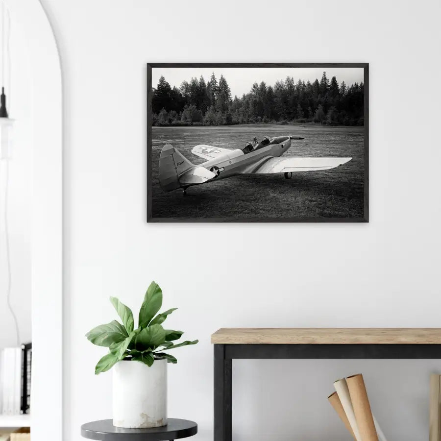 Fairchild PT-19 Cornell - BW - Print Material - Gifts for pilots - Aviation apparel
