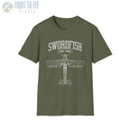 Fairey Swordfish - T-Shirt - Pilot gifts - WWII warbird t-shirt