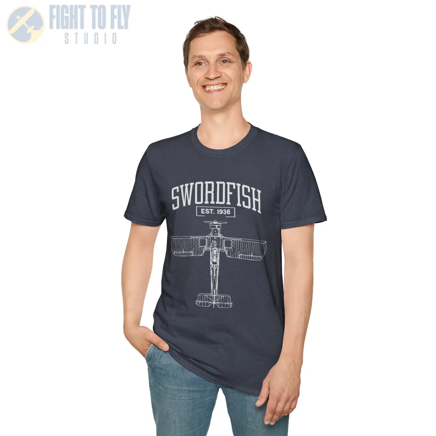 Fairey Swordfish - T-Shirt - Pilot gifts - WWII warbird t-shirt