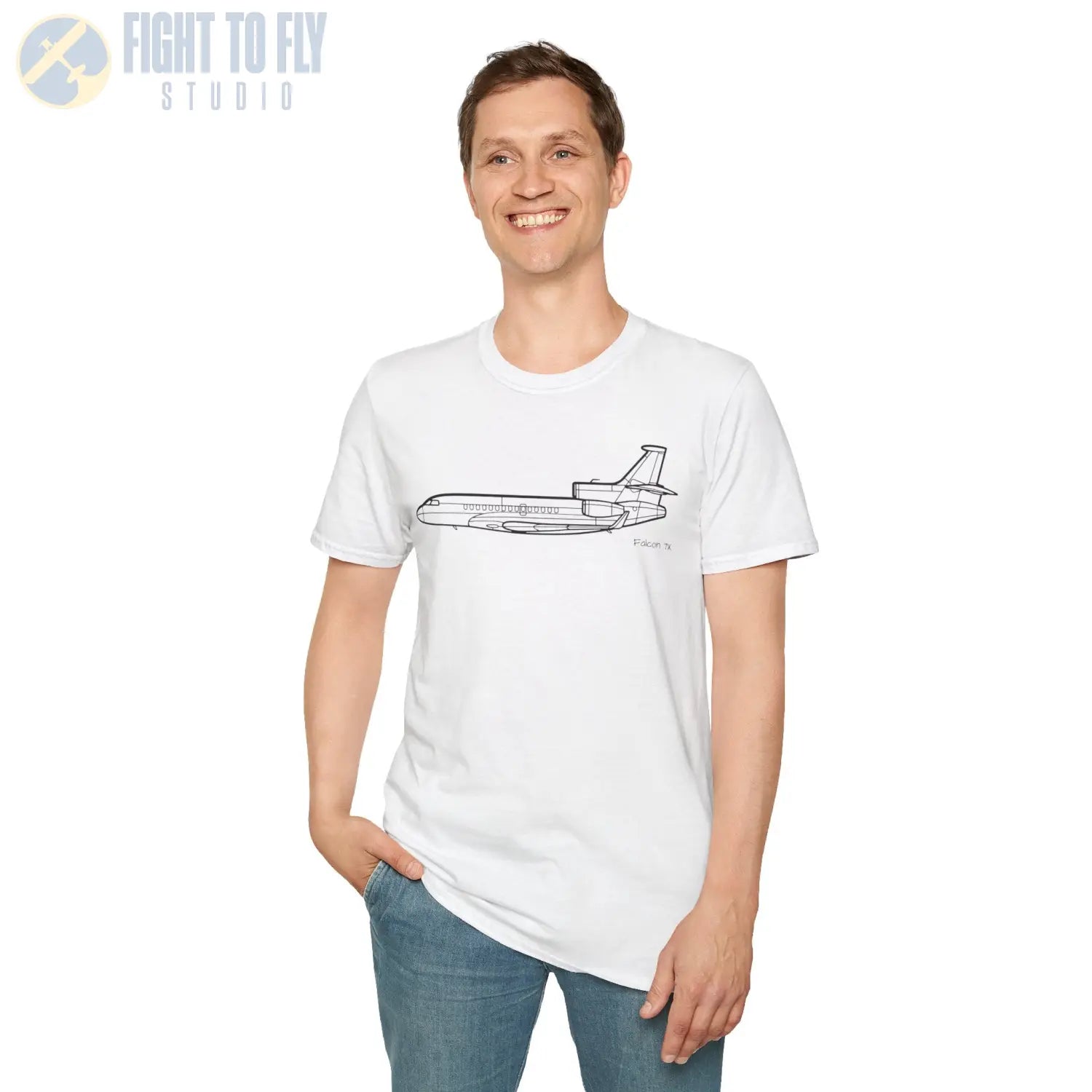 Falcon 7X T-Shirt - Pilot gifts - WWII warbird t-shirt