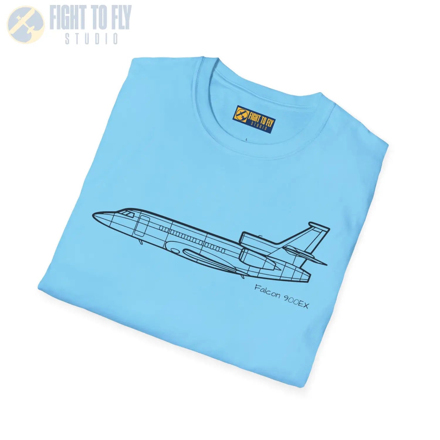 Falcon 900EX T-Shirt - Pilot gifts - WWII warbird t-shirt