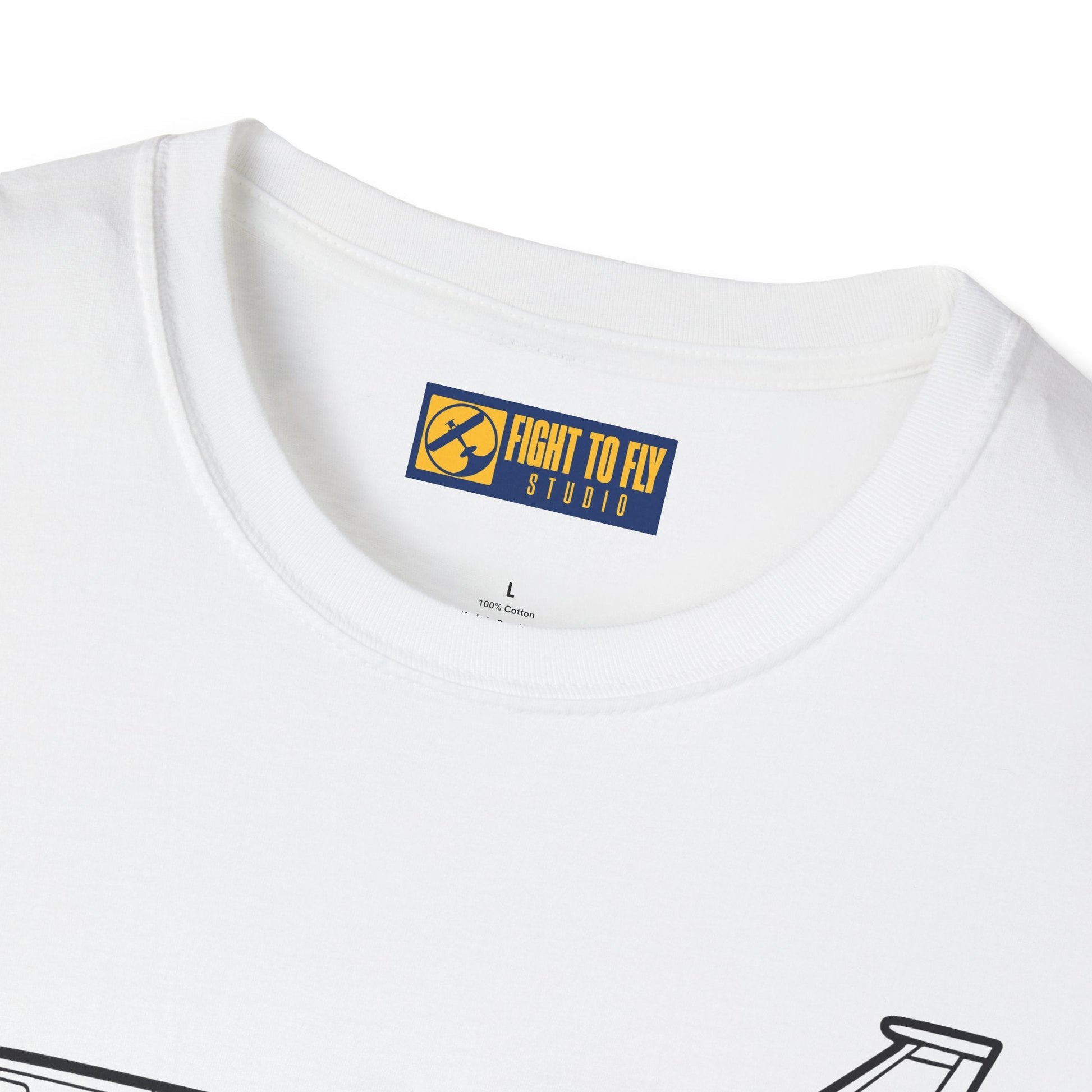 Falcon 900EX T-Shirt – Trijet Corporate Jet Side Profile Tee - Pilot gifts - WWII warbird t-shirt