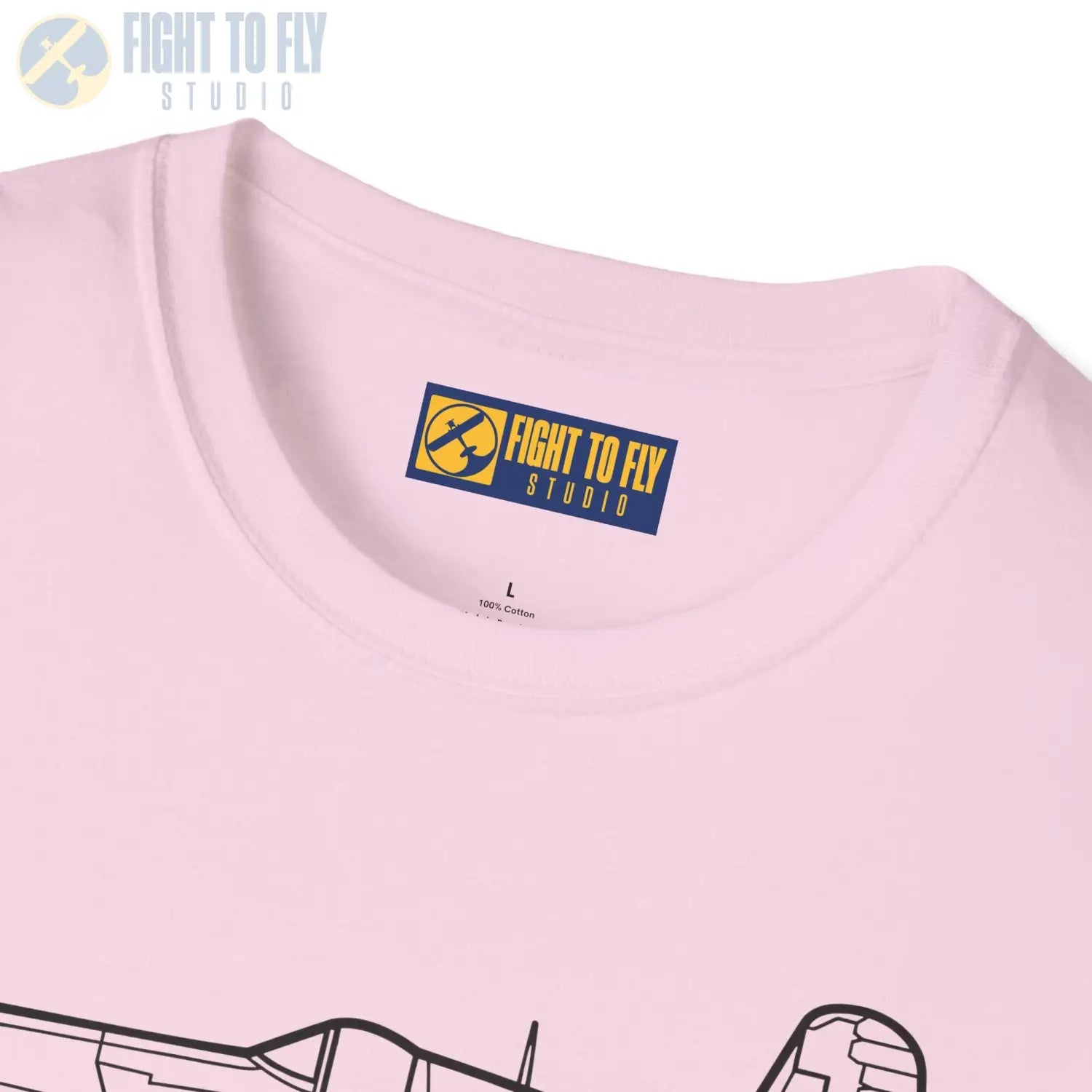 FG-1D Corsair Side View T-Shirt - Pilot gifts - WWII warbird t-shirt
