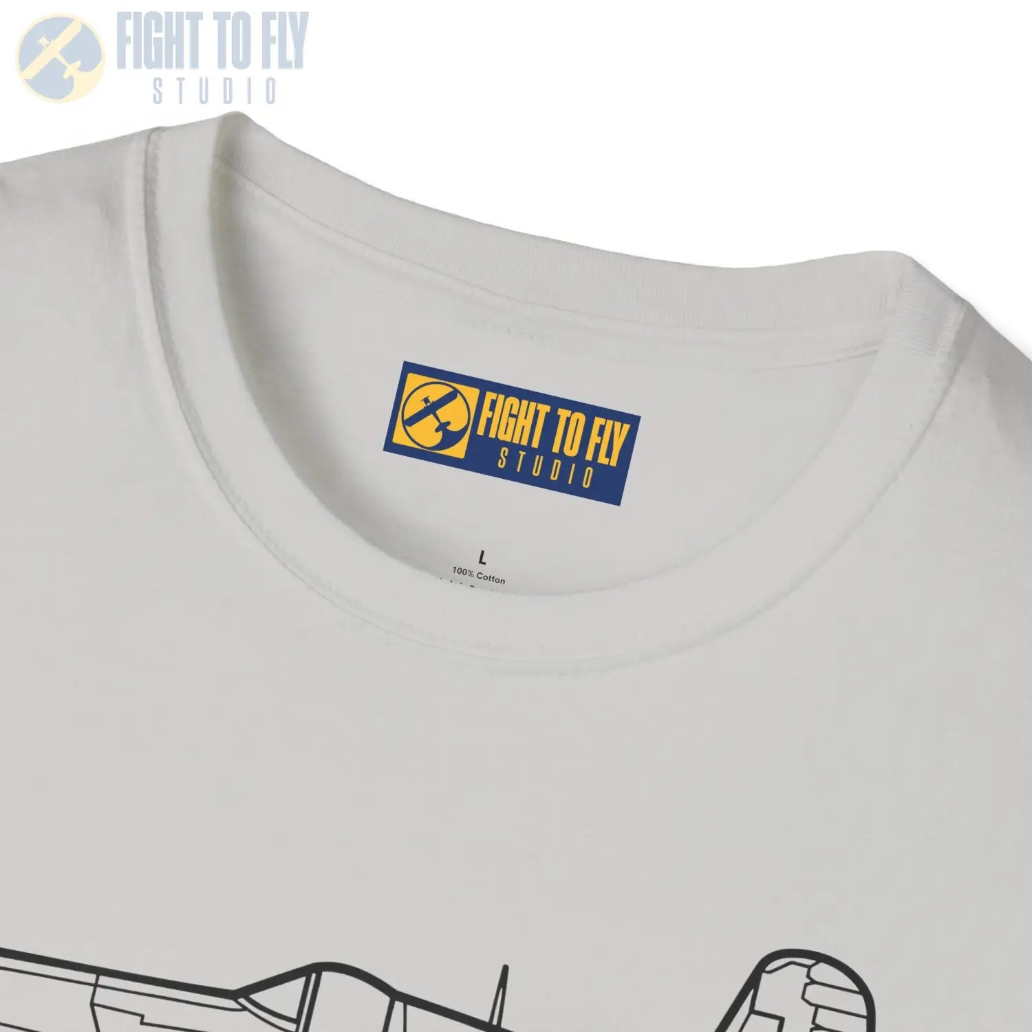 FG-1D Corsair Side View T-Shirt - Pilot gifts - WWII warbird t-shirt