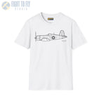 FG-1D Corsair Side View T-Shirt - Pilot gifts - WWII warbird t-shirt