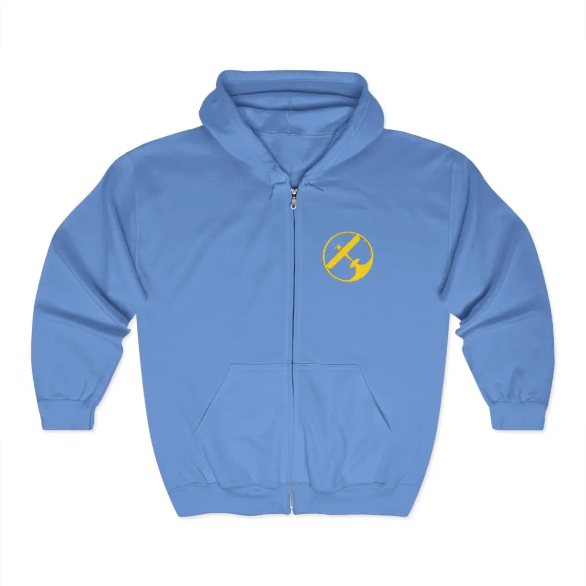 Fight to Fly Logo Full Zip Hoodie - Gifts for pilots - Aviation apparel