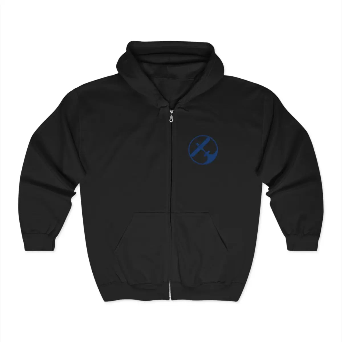 Fight to Fly Logo Zip Hoodie - Gifts for pilots - Aviation apparel
