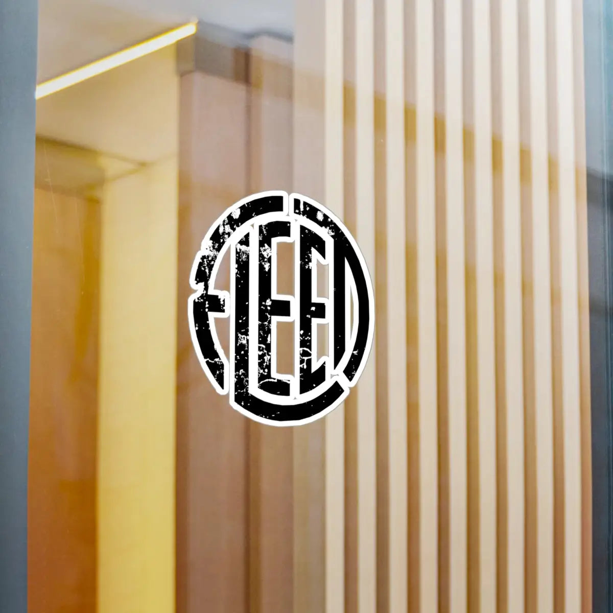 FLEET Aircraft Kiss-Cut Vinyl Decals - Modern Monogram Design for Home Decor - Paper products - Pilot gifts - WWII