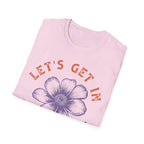 Floral Motivational T-Shirt - Let’s Get In Good Trouble - Pilot gifts - WWII warbird t-shirt