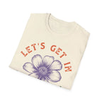 Floral Motivational T-Shirt - Let’s Get In Good Trouble - Pilot gifts - WWII warbird t-shirt