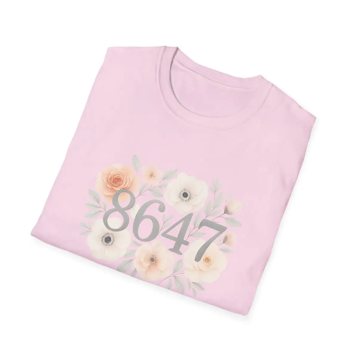 Floral Numbers 8 6 4 7 - T-Shirt - Pilot gifts - WWII warbird t-shirt