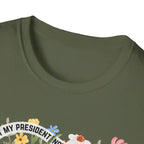 Floral Resist - Not My President - T-Shirt - Pilot gifts - WWII warbird t-shirt