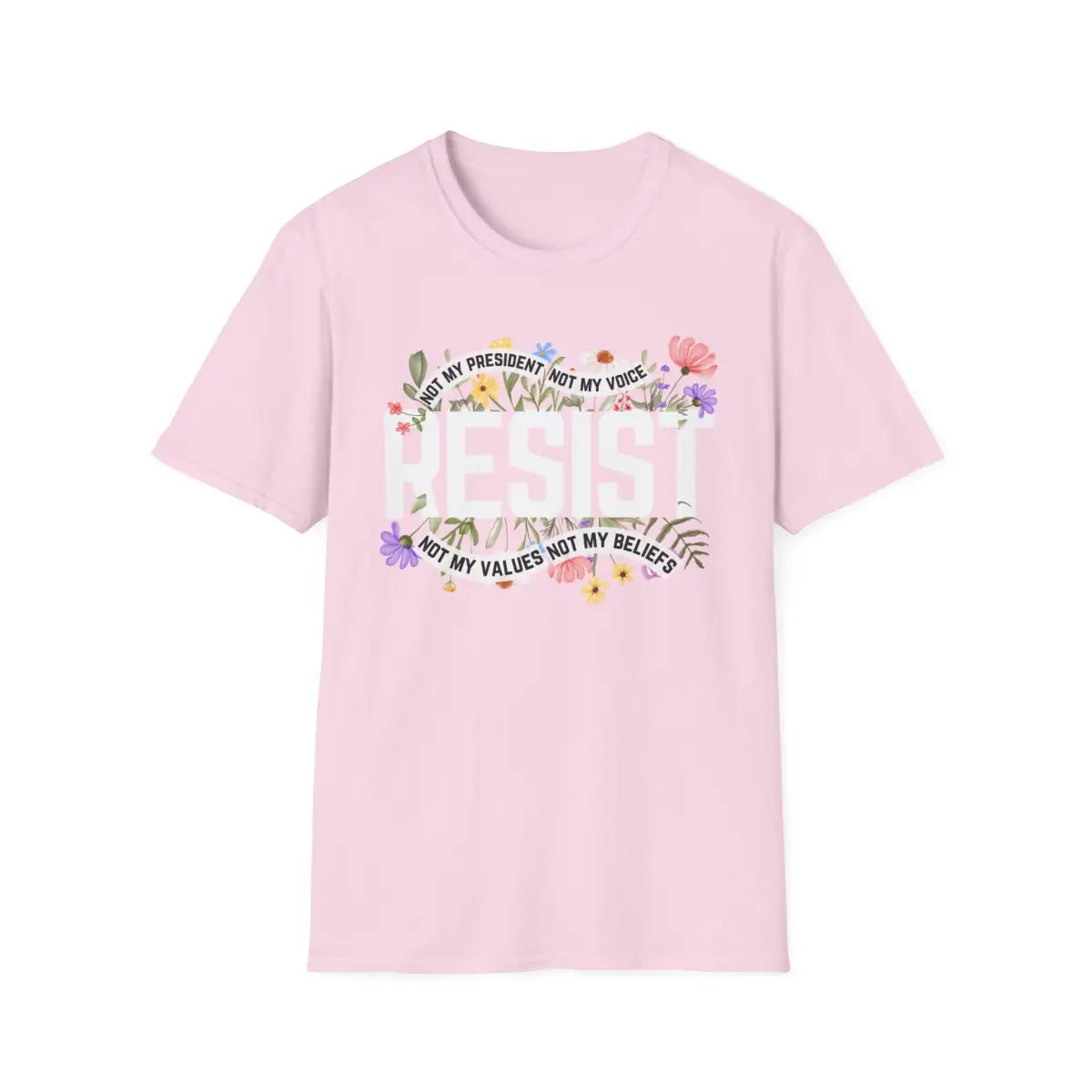 Floral Resist - Not My President - T-Shirt - Pilot gifts - WWII warbird t-shirt