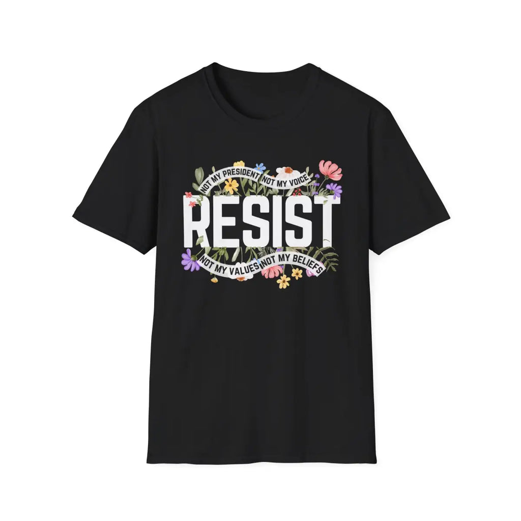 Floral Resist - Not My President - T-Shirt - Pilot gifts - WWII warbird t-shirt