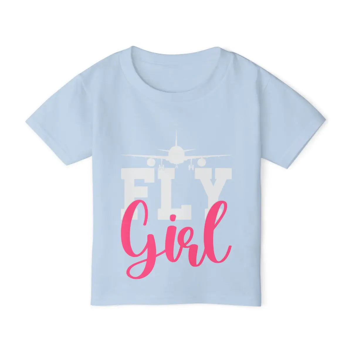 Fly Girl Toddler T-Shirt | Cute Kids Aviation Tee | Perfect Gift for Young Aviators | Birthday Everyday Wear Travel