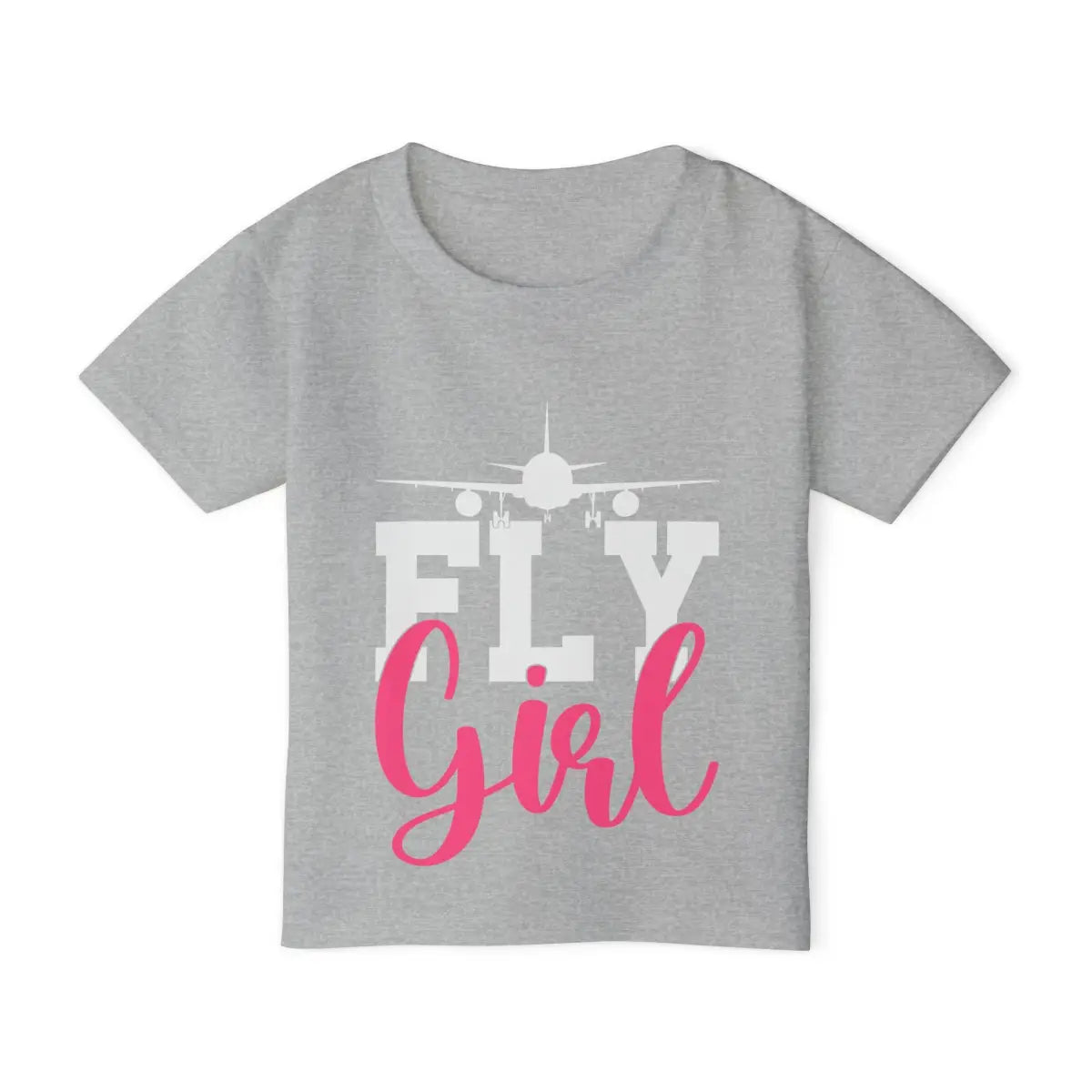 Fly Girl Toddler T-Shirt | Cute Kids Aviation Tee | Perfect Gift for Young Aviators | Birthday Everyday Wear Travel