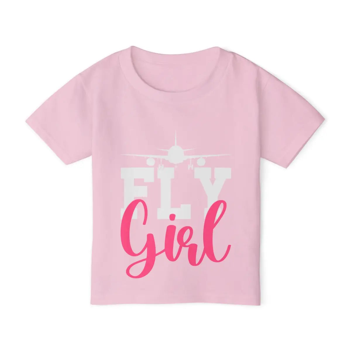 Fly Girl Toddler T-Shirt | Cute Kids Aviation Tee | Perfect Gift for Young Aviators | Birthday Everyday Wear Travel