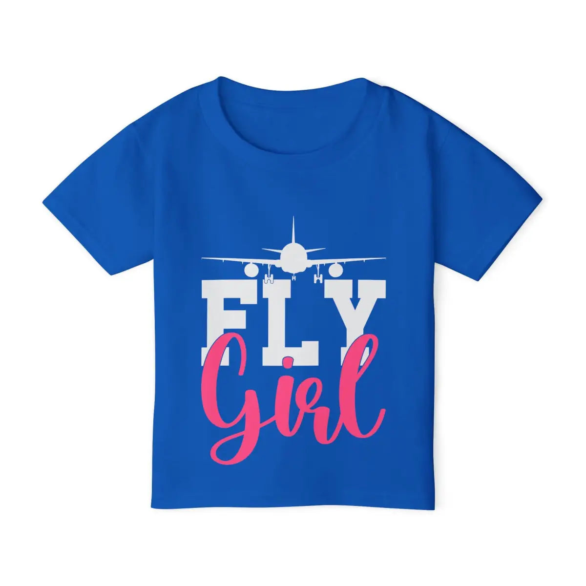 Fly Girl Toddler T-Shirt | Cute Kids Aviation Tee | Perfect Gift for Young Aviators | Birthday Everyday Wear Travel