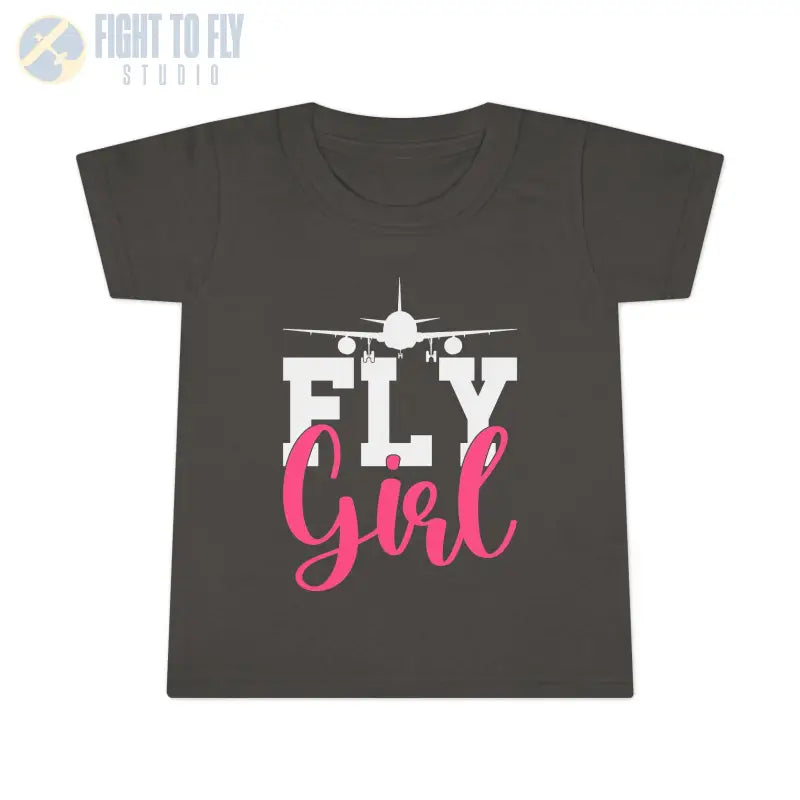 Fly Girl Toddler T-Shirt Cute Tee Aviation Themed Kids Shirt - clothes - Gifts for pilots - apparel