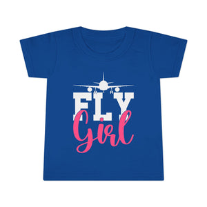 Fly Girl Toddler T-Shirt Cute Tee Aviation Themed Kids Shirt - clothes