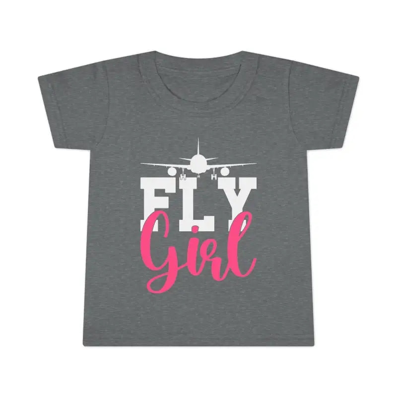 Fly Girl Toddler T-Shirt Cute Tee Aviation Themed Kids Shirt - clothes - Gifts for pilots - apparel