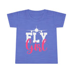 Fly Girl Toddler T-Shirt Cute Tee Aviation Themed Kids Shirt - clothes - Pilot gifts - WWII warbird t-shirt