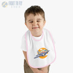 Fly High Baby Bib - Vintage Propliner - Kids clothes - Pilot gifts - WWII warbird t-shirt