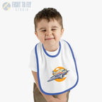 Fly High Baby Bib - Vintage Propliner - Kids clothes - Pilot gifts - WWII warbird t-shirt