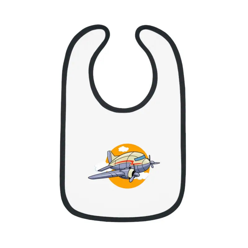 Fly High Baby Bib - Vintage Propliner - Kids clothes - Pilot gifts - WWII warbird t-shirt
