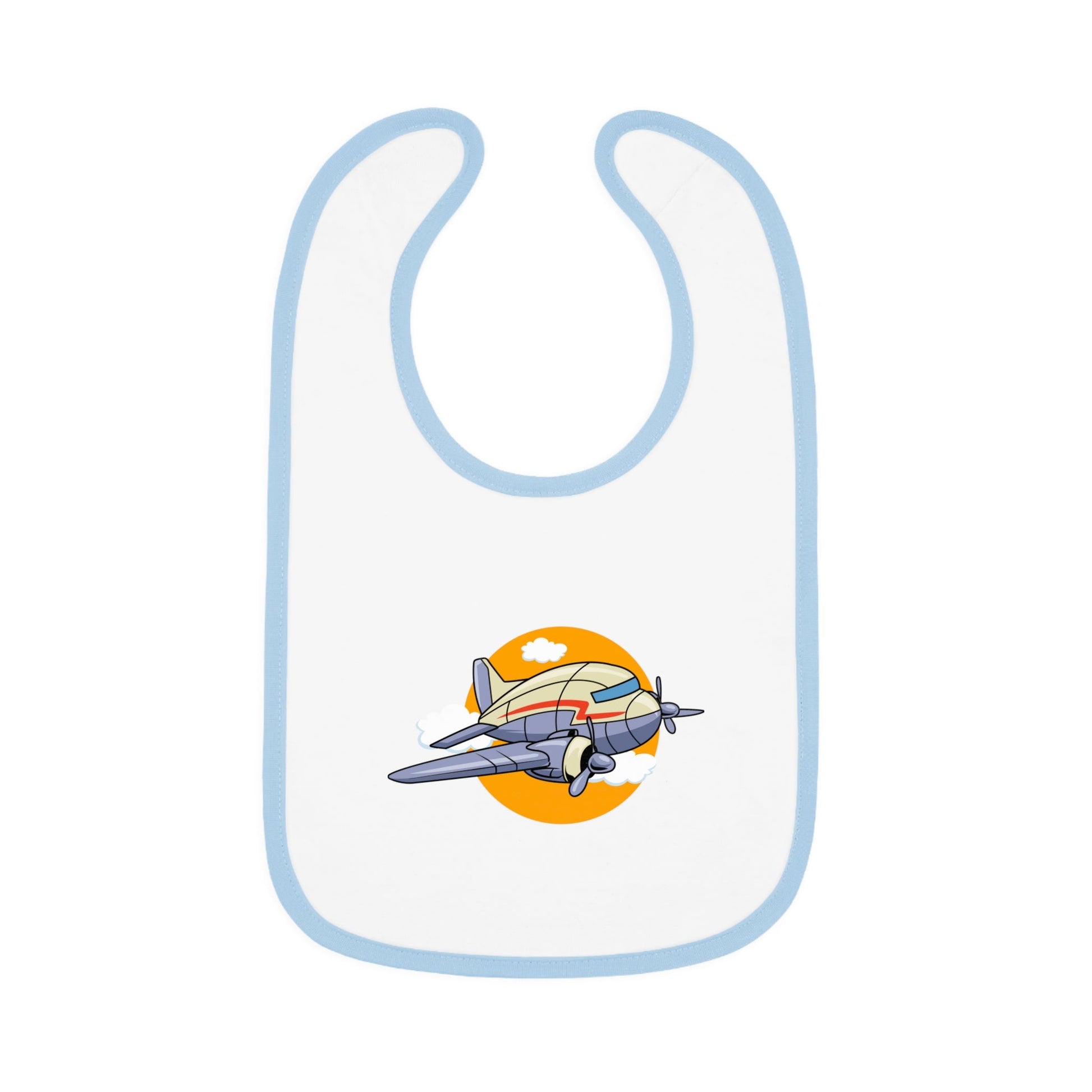 Fly High Baby Bib - Vintage Propliner - Kids clothes - Gifts for pilots - Aviation apparel